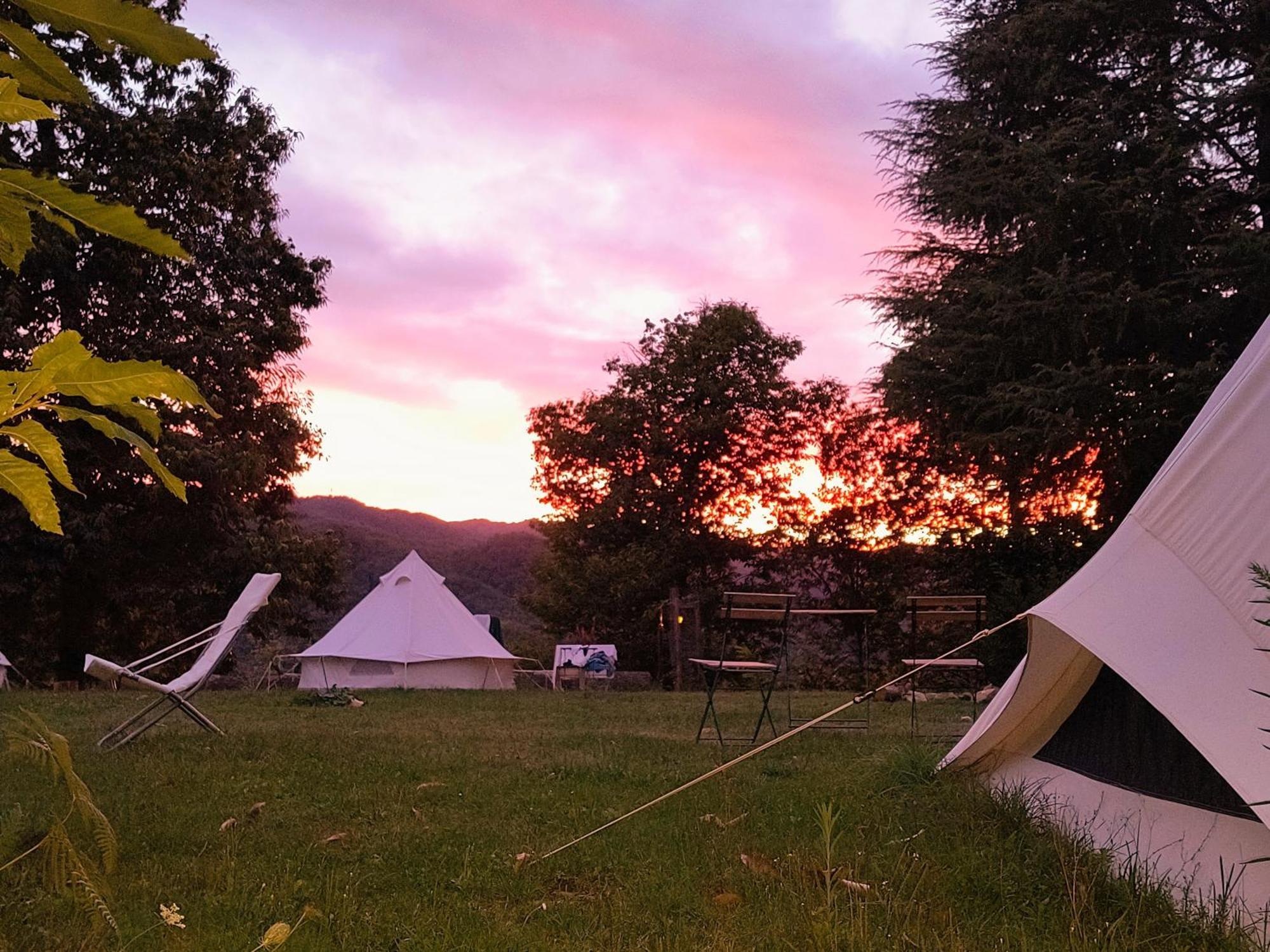 Camping Grondola - Federicofarm Pontremoli Bagian luar foto